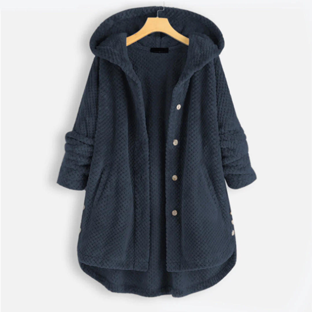 Mina | Button Down Hooded Jacket