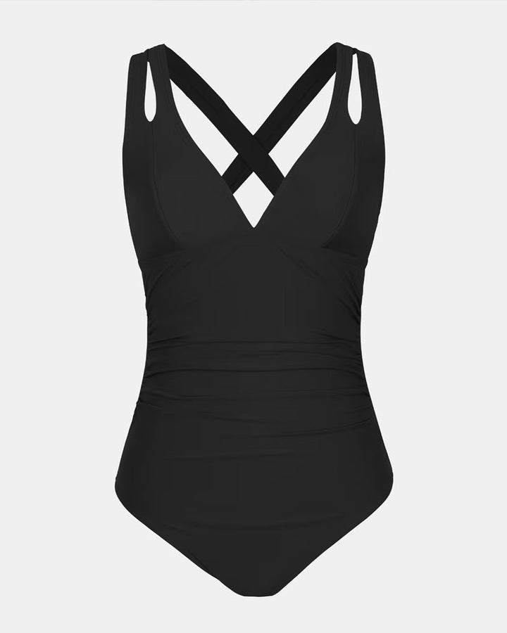 Della - Elegant Plunge Swimsuit