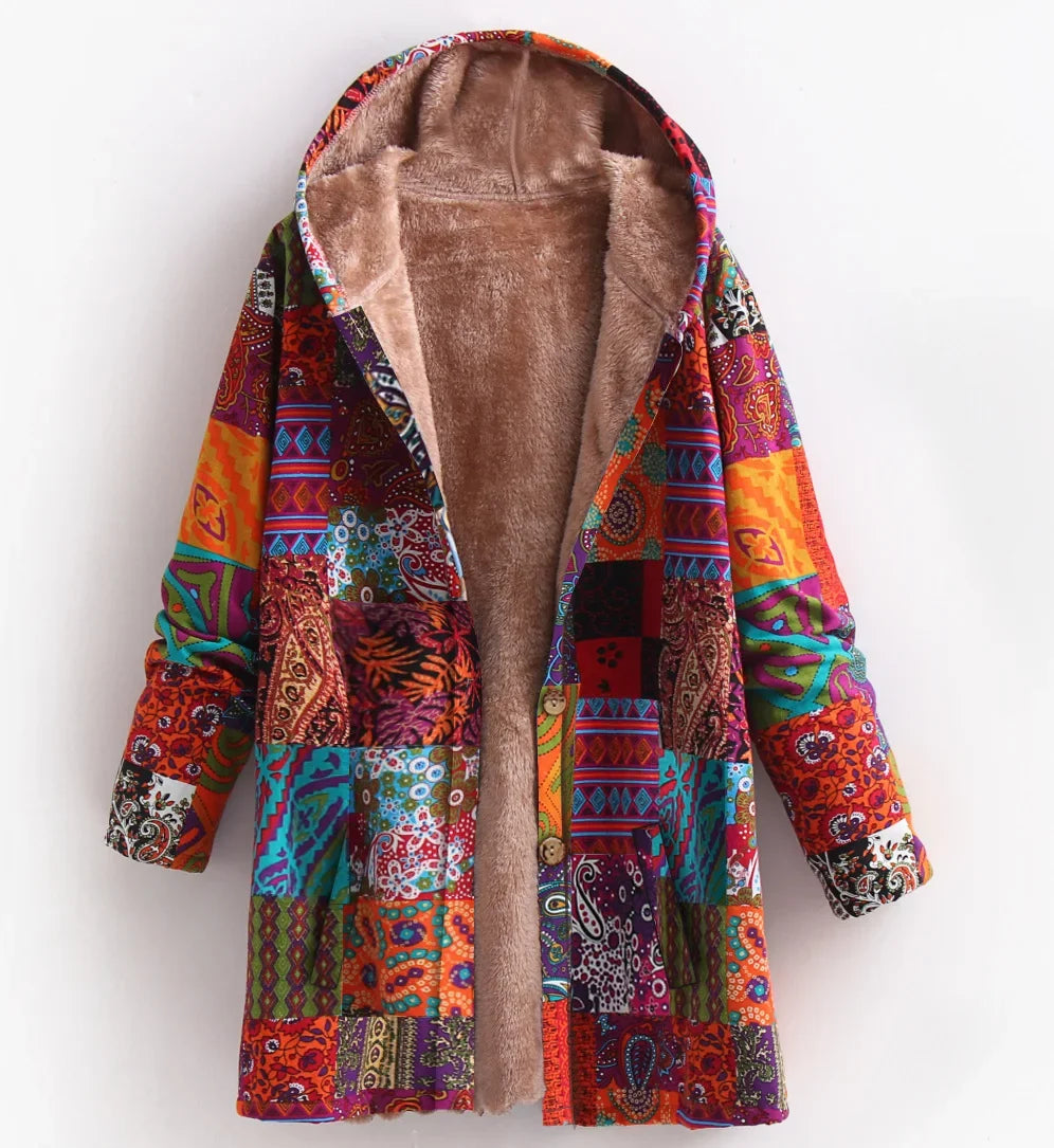 Cassandra | Fleece-Lined Hooded Jacket