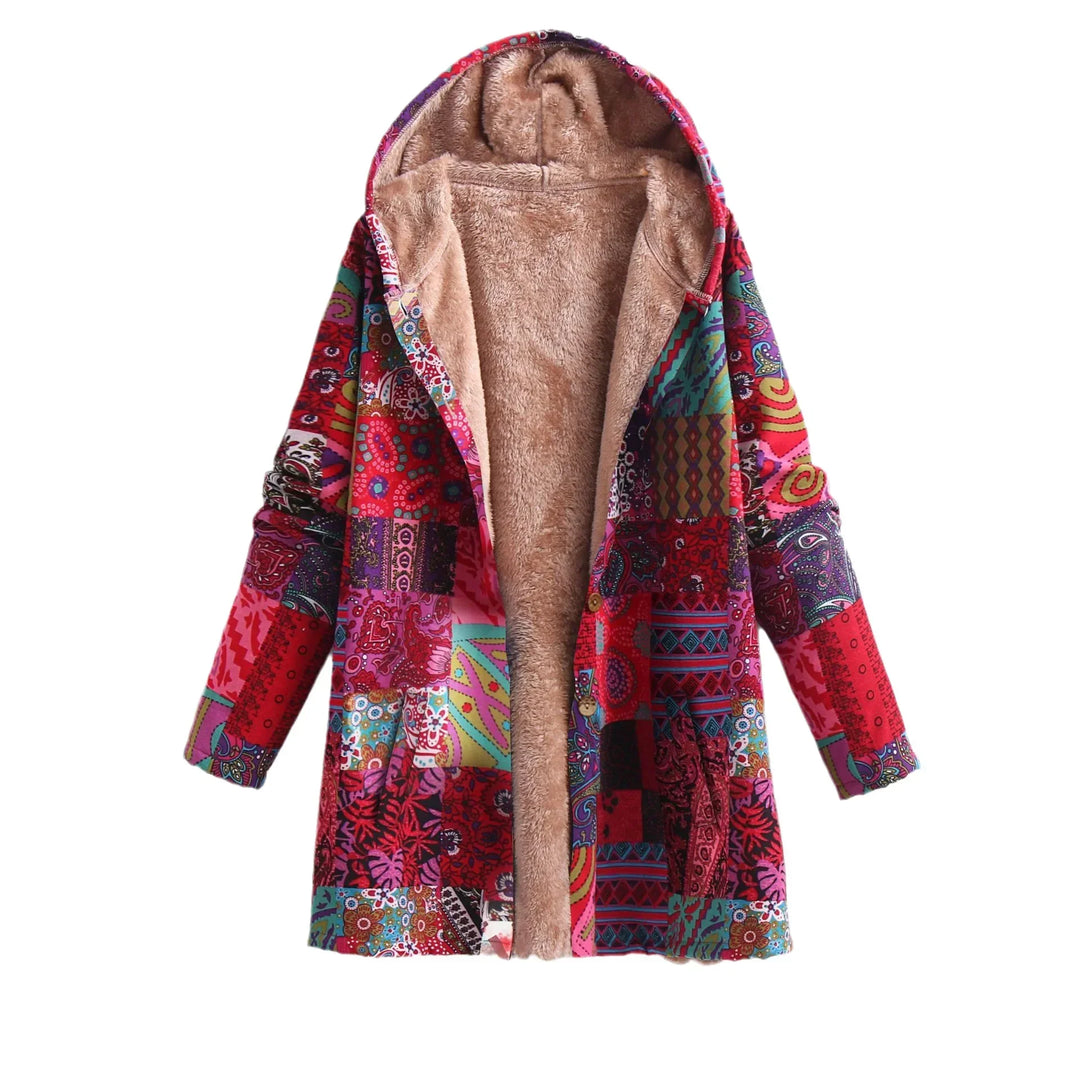 Rhea | Fleece-Lined Hooded Jacket
