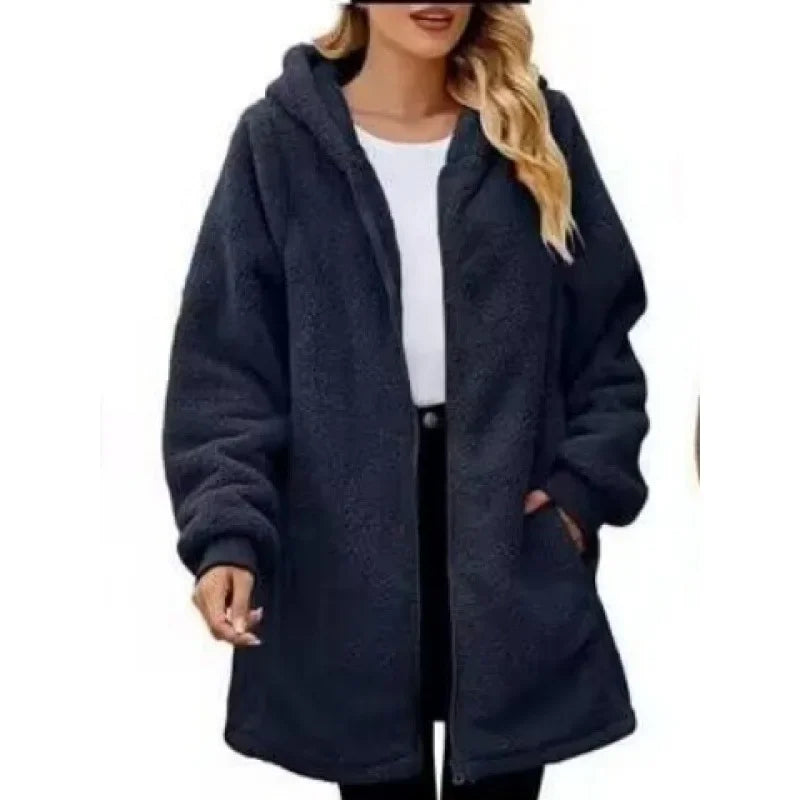 Marjorie | Hooded Fleece Jacket
