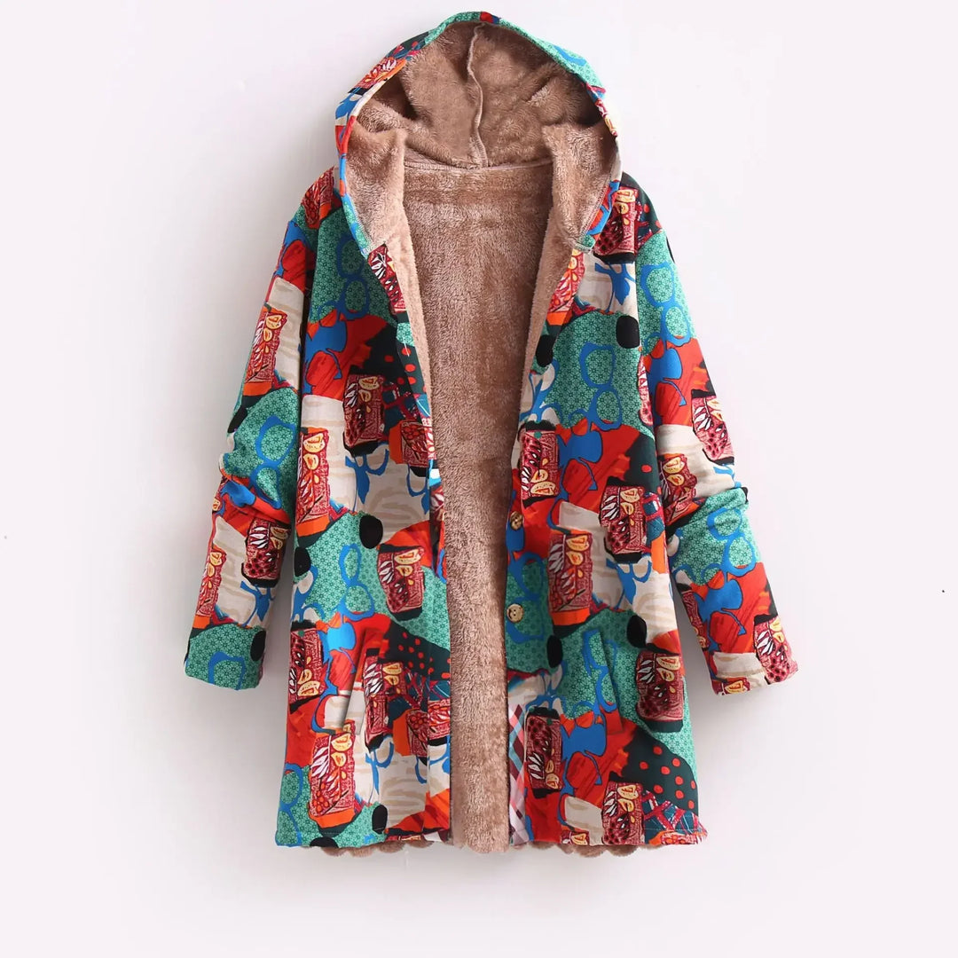 Priscilla | Fleece-Lined Hooded Jacket