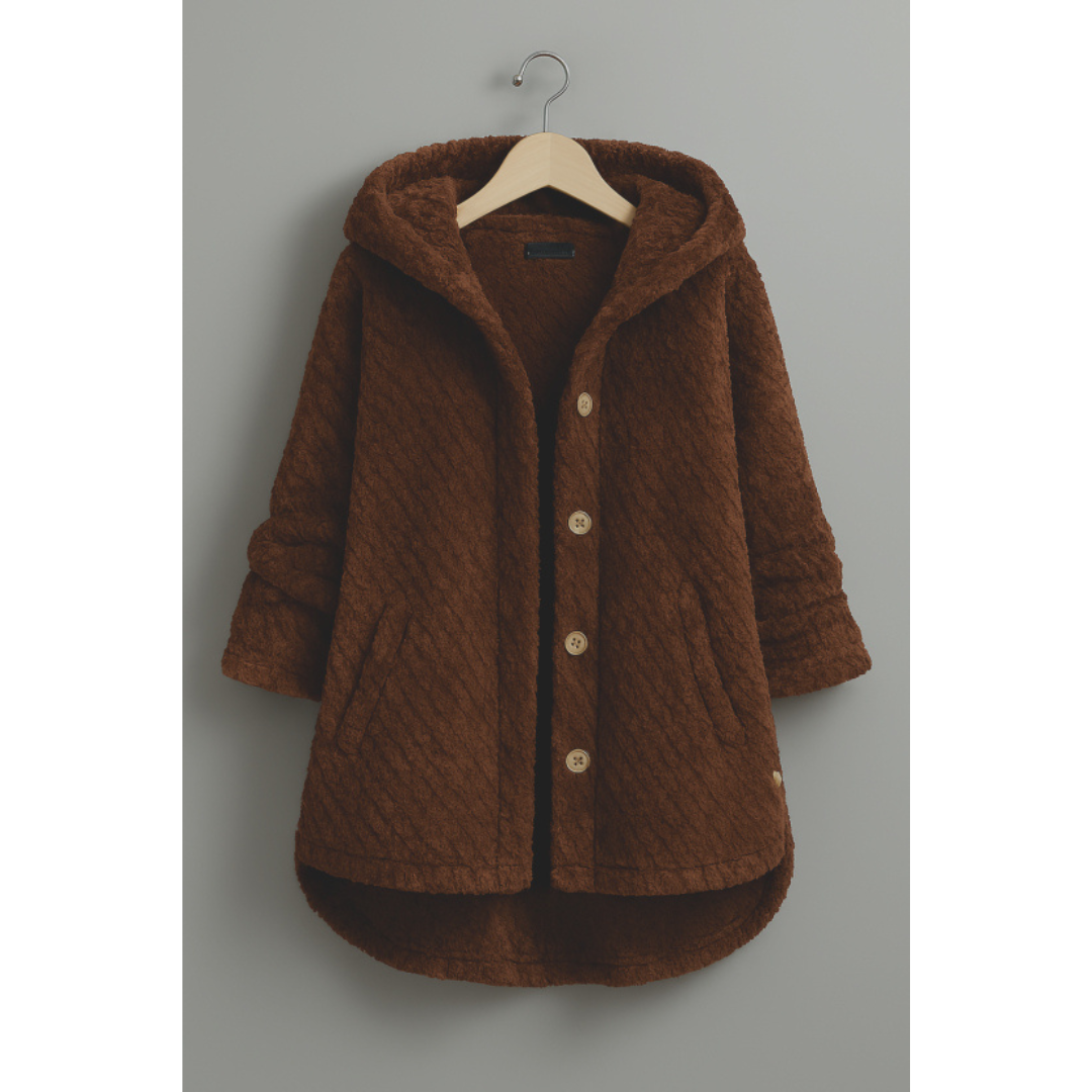 Keira | Button Down Hooded Jacket