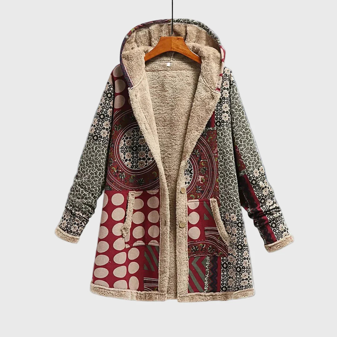 Lila | Fleece-Lined Hooded Jacket