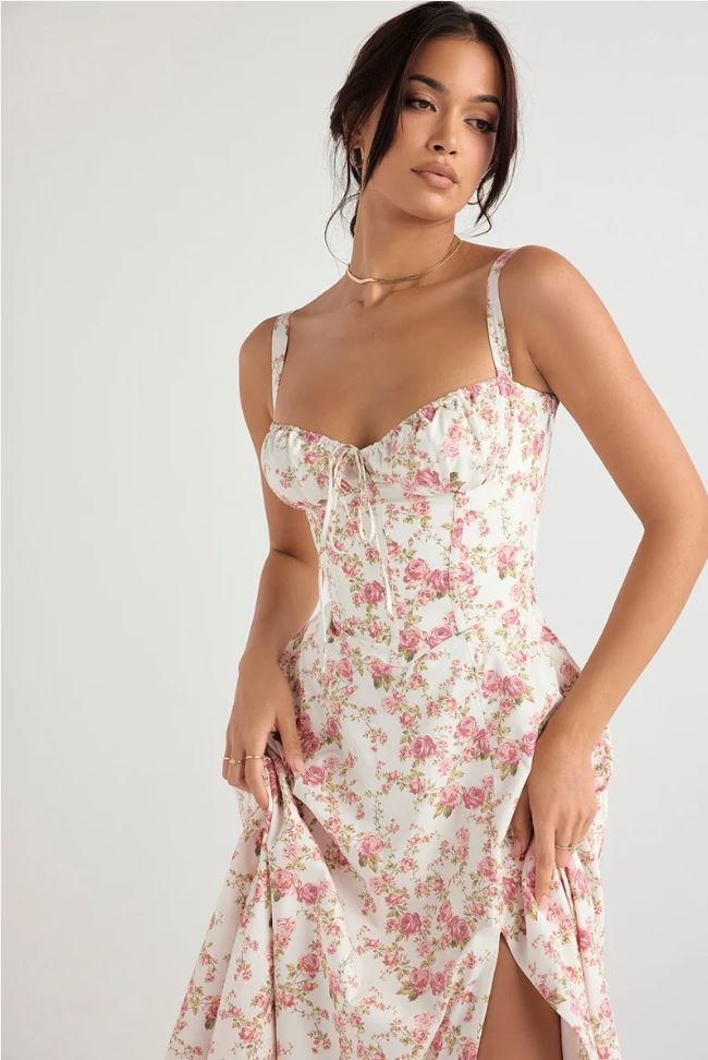 Lara - Vibrant Midi Dress