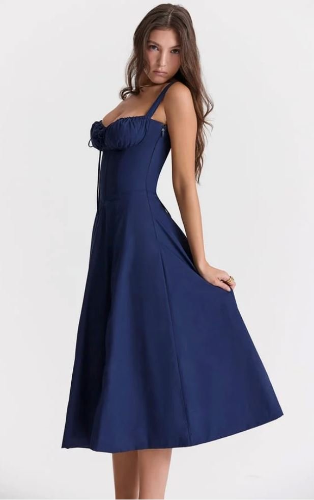 Lara - Vibrant Midi Dress