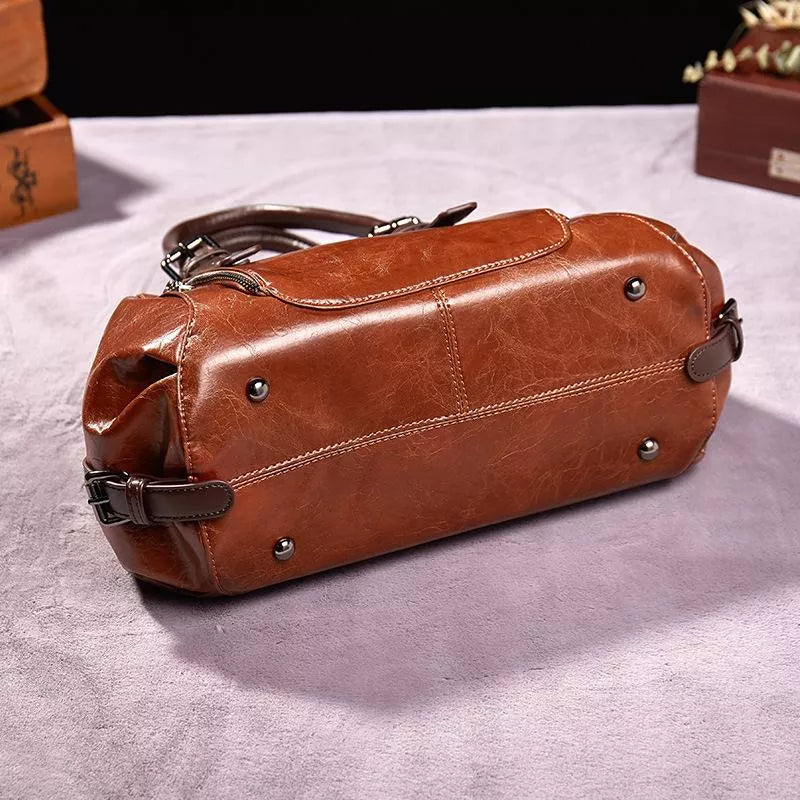 Nina - Chic Leather Tote Bag