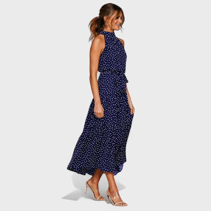 Kitty™ | Chic Polka Dot Maxi Dress for Fun and Fashion
