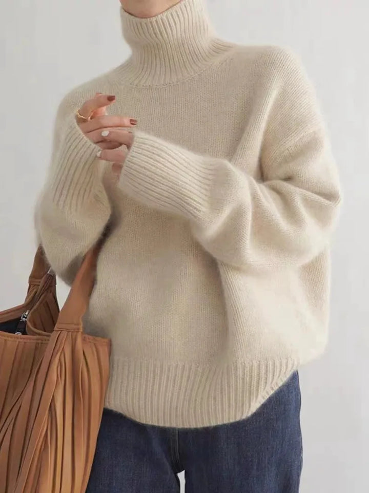 Monika | High Neck Cashmere Sweater