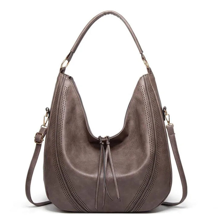 Imke - Olive Green Leather Tote