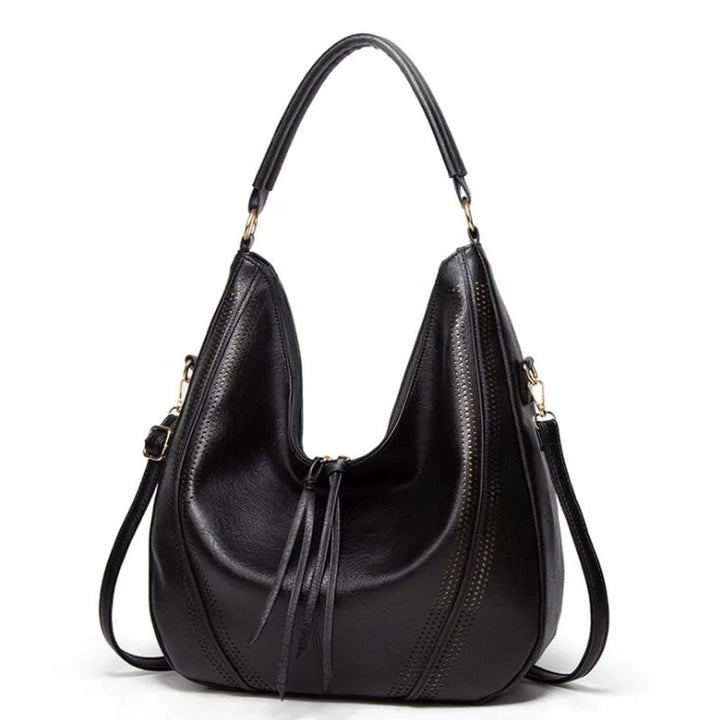 Imke - Olive Green Leather Tote