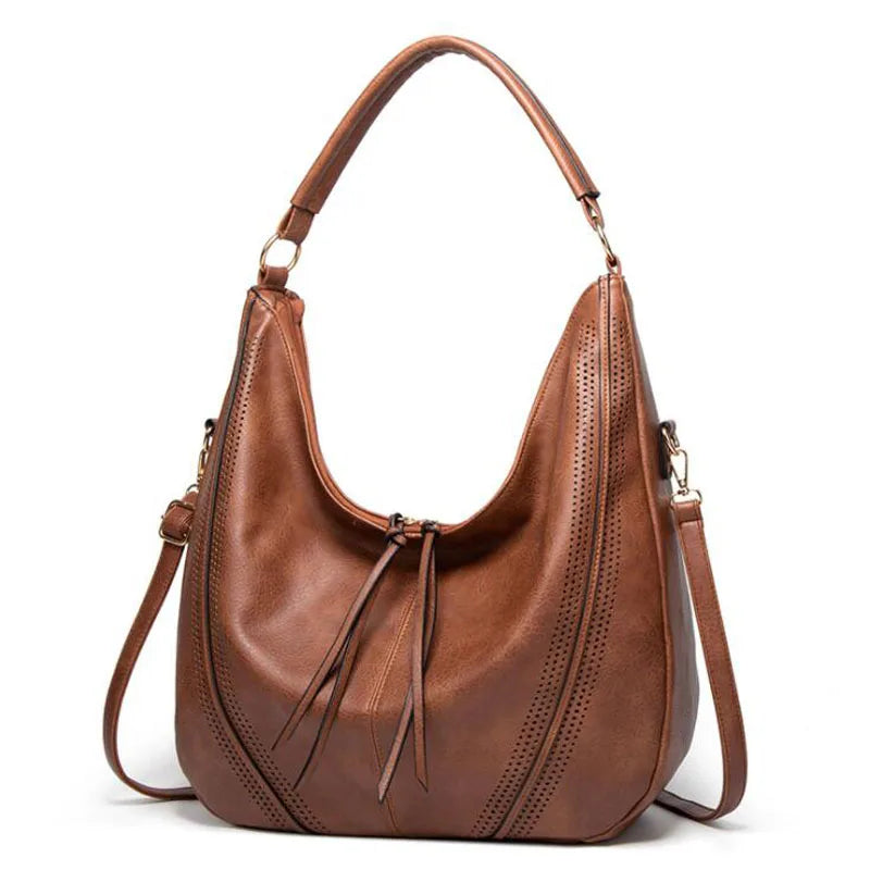 Imke - Olive Green Leather Tote
