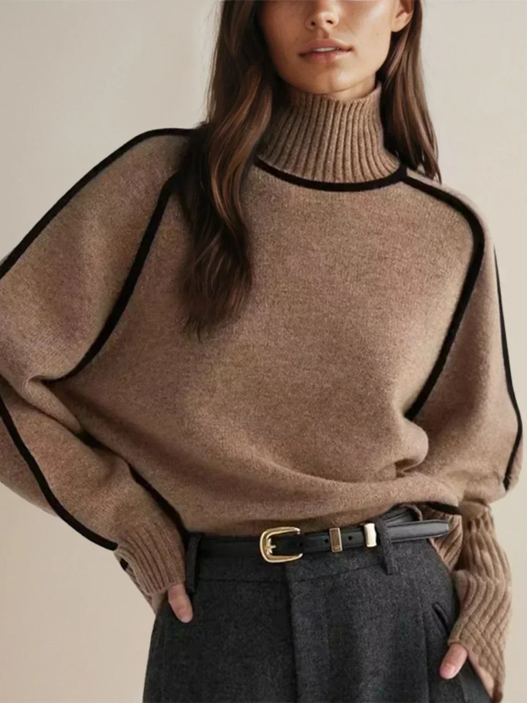 Dona | Elegant Turtleneck sweater