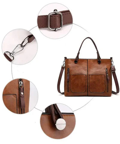 Thalia - Chic Leather Handbag