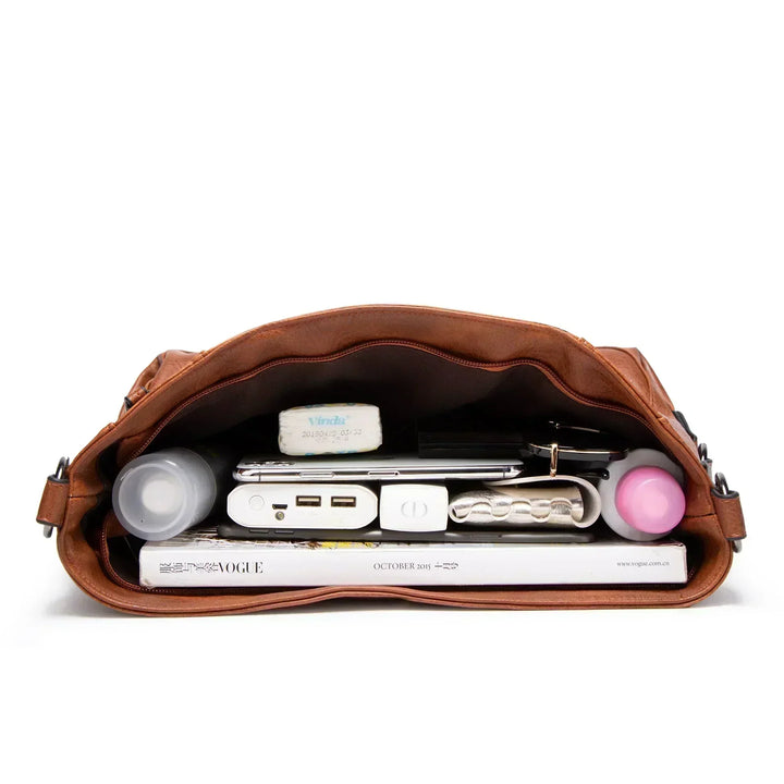 Nora - Classic Leather Tote for Daily Use