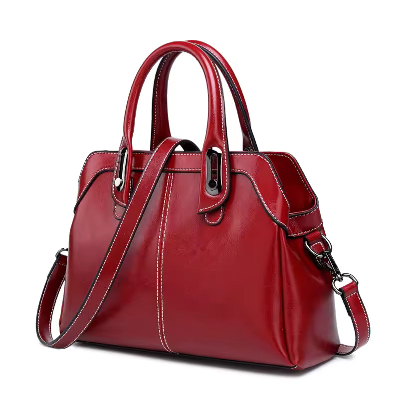 Gabija – Elegant Leather Shoulder and Handbag