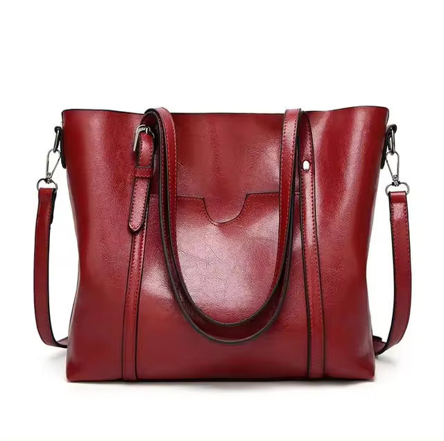 Clara - Chic Leather Tote Bag