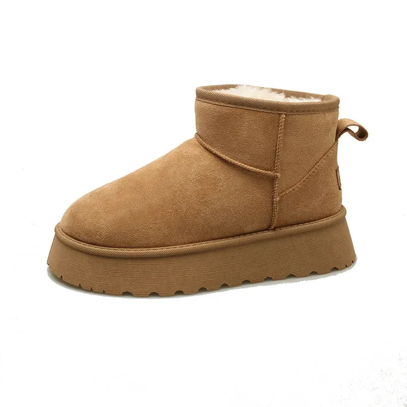 Women Classic Platform Boot With Thick Sole