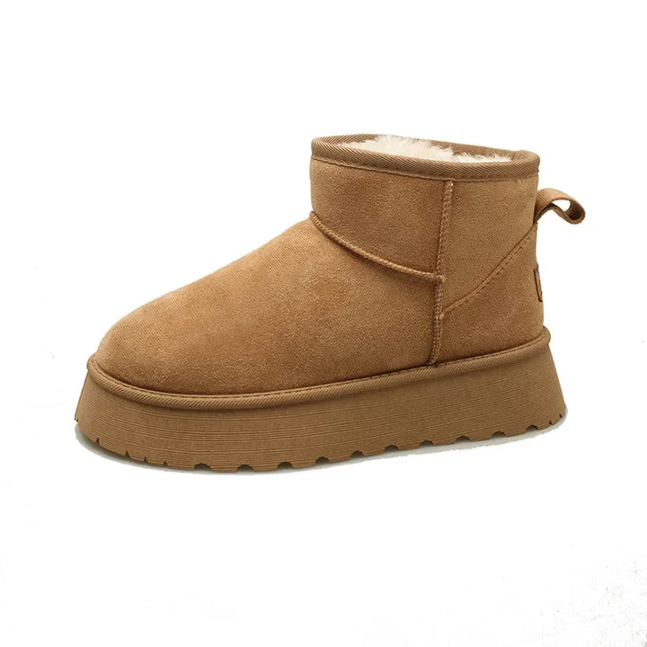Women Classic Platform Boot With Thick Sole