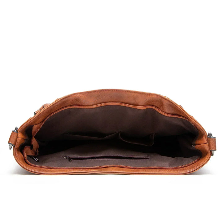 Nora - Classic Leather Tote for Daily Use