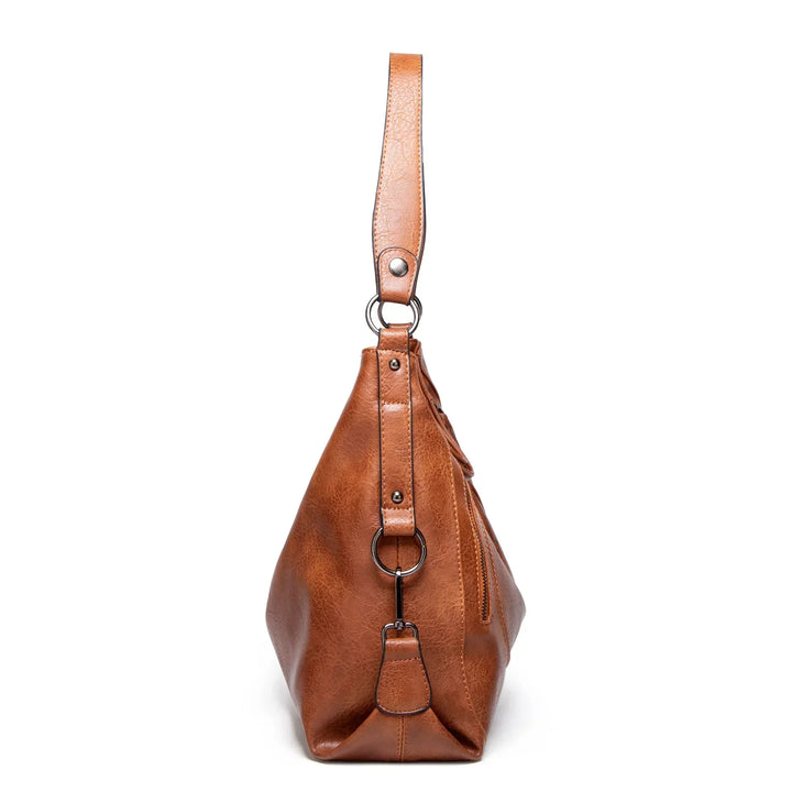 Nora - Classic Leather Tote for Daily Use