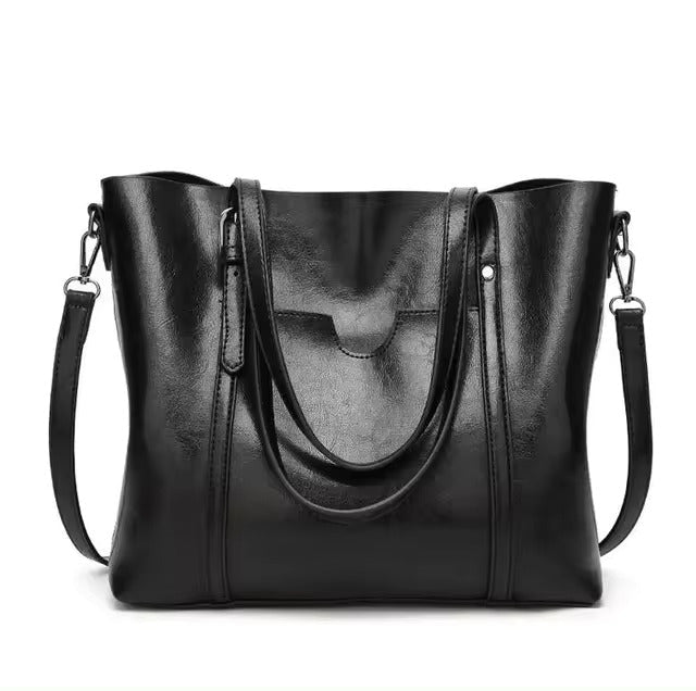 Clara - Chic Leather Tote Bag