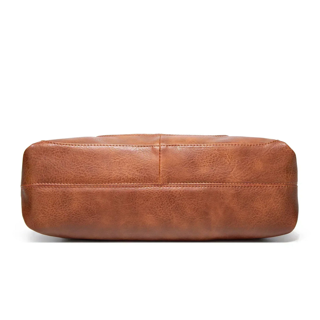 Nora - Classic Leather Tote for Daily Use