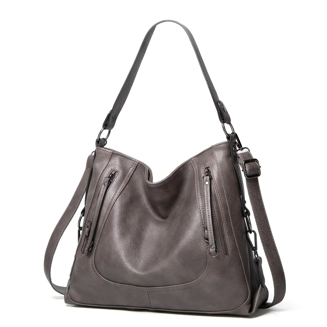Nora - Classic Leather Tote for Daily Use