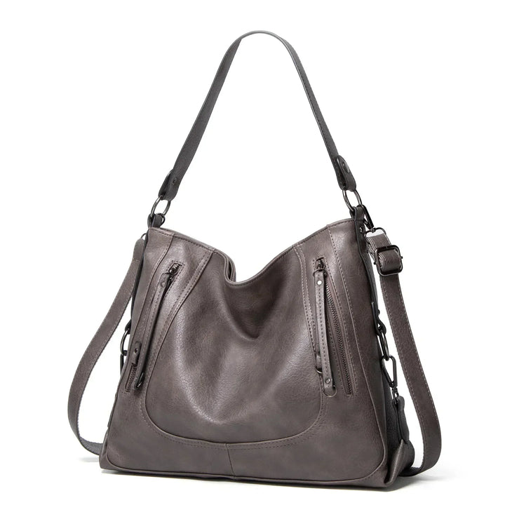 Nora - Classic Leather Tote for Daily Use