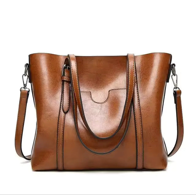 Clara - Chic Leather Tote Bag