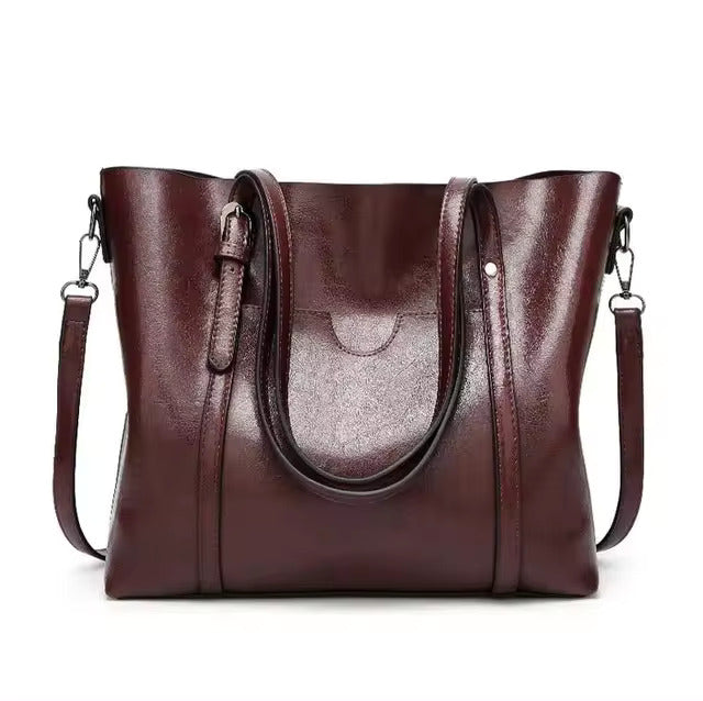 Clara - Chic Leather Tote Bag