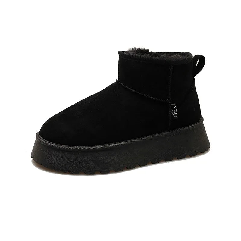 Women Classic Platform Boot With Thick Sole