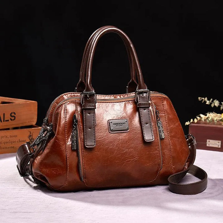 Nina - Chic Leather Tote Bag