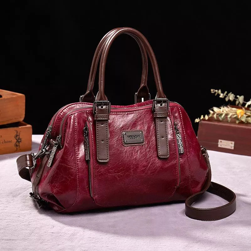 Nina - Chic Leather Tote Bag