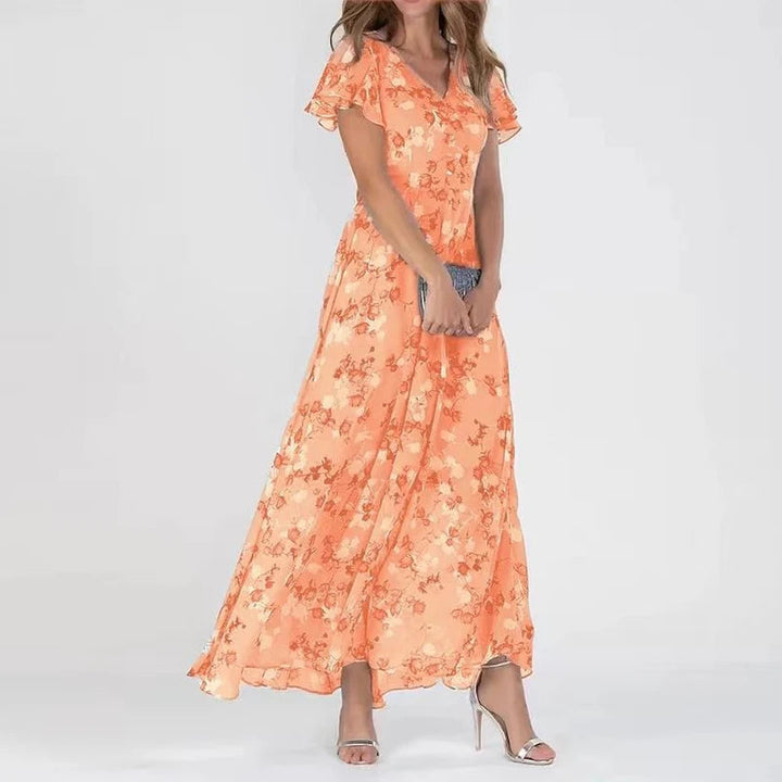 Kathrine™ | Chic Maxi Dress Featuring a Distinctive Silhouette