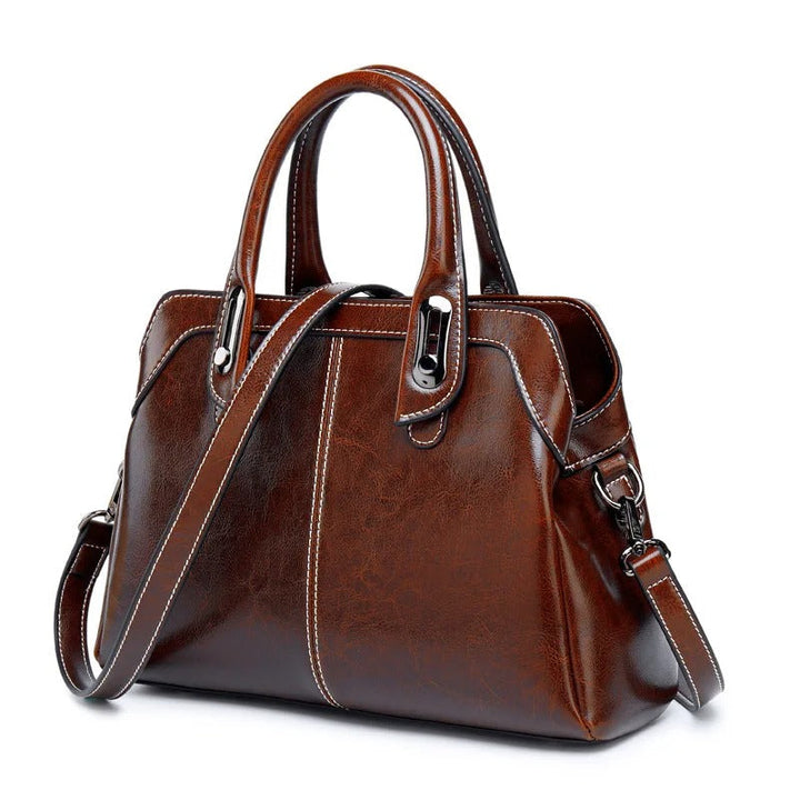 Gabija – Elegant Leather Shoulder and Handbag