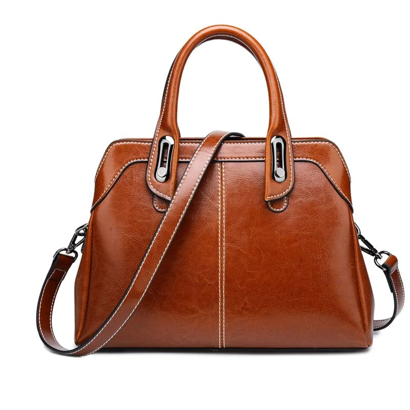 Gabija – Elegant Leather Shoulder and Handbag