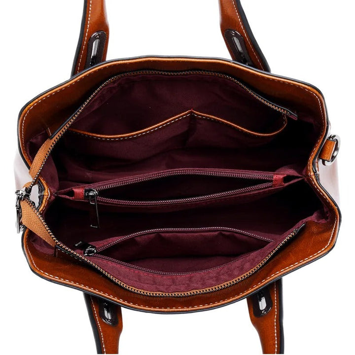 Gabija – Elegant Leather Shoulder and Handbag