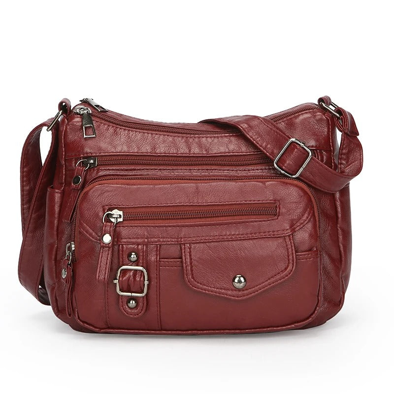 Vaiva – Vintage-Inspired Leather Shoulder Bag