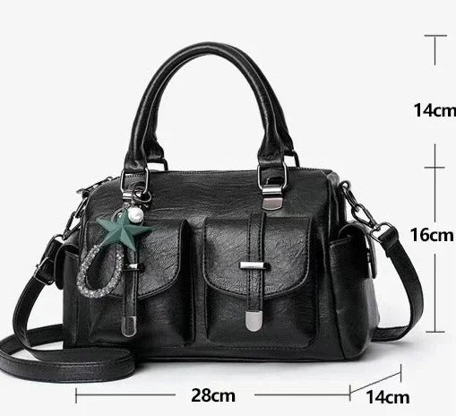 Aistė – Chic Leather Tote Bag